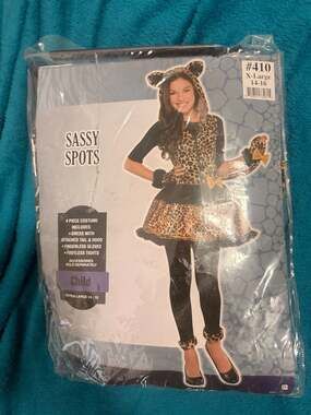 Sassy Spots #410 Halloween Costume Child Large 12-14